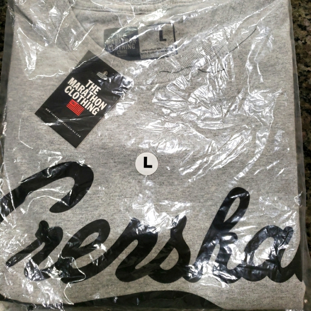 The Marathon Clothing Nipsey Hustle "CRENSHAW" T-shirt Gray/Black